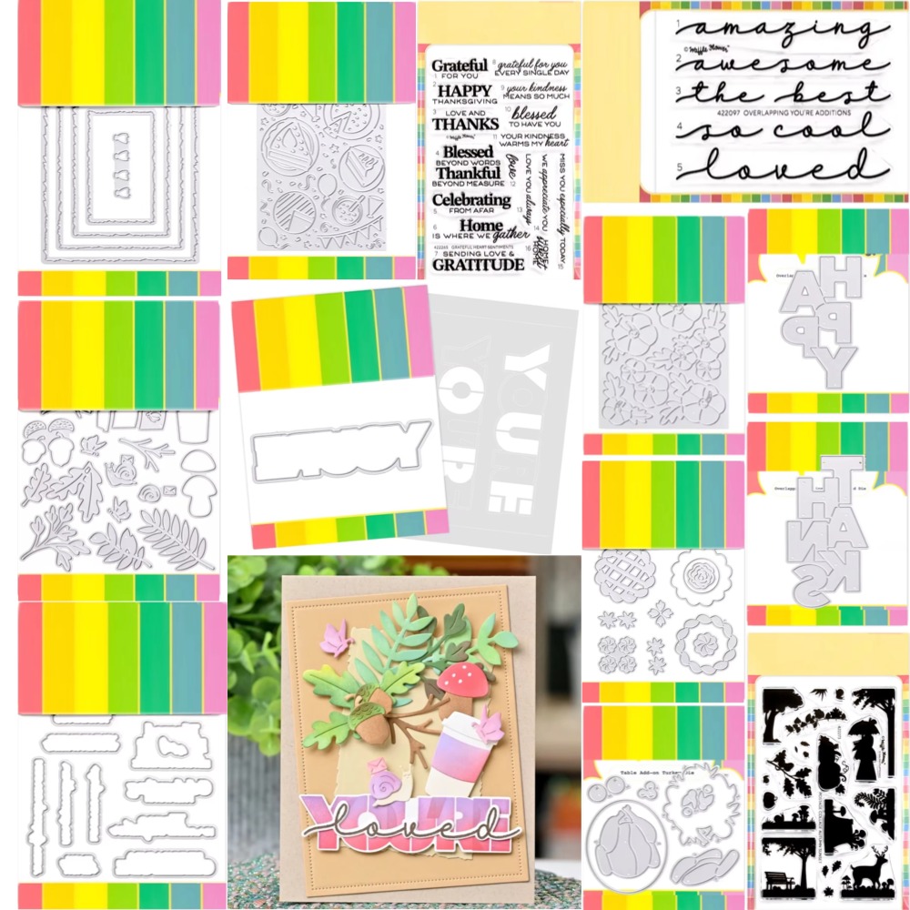 Scrapbooking - 케이크 타임 스텐실을 위한 새로운 금속