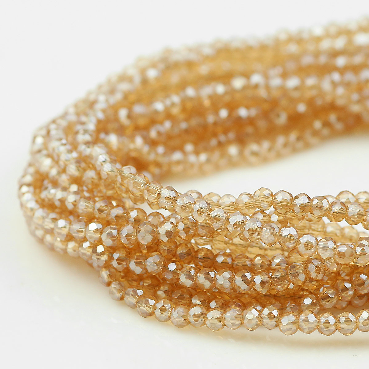 Glass Seed Beads 2Mm Jewelry Making - WLYeeS 플랫 라운드 골드 샴페인 비즈