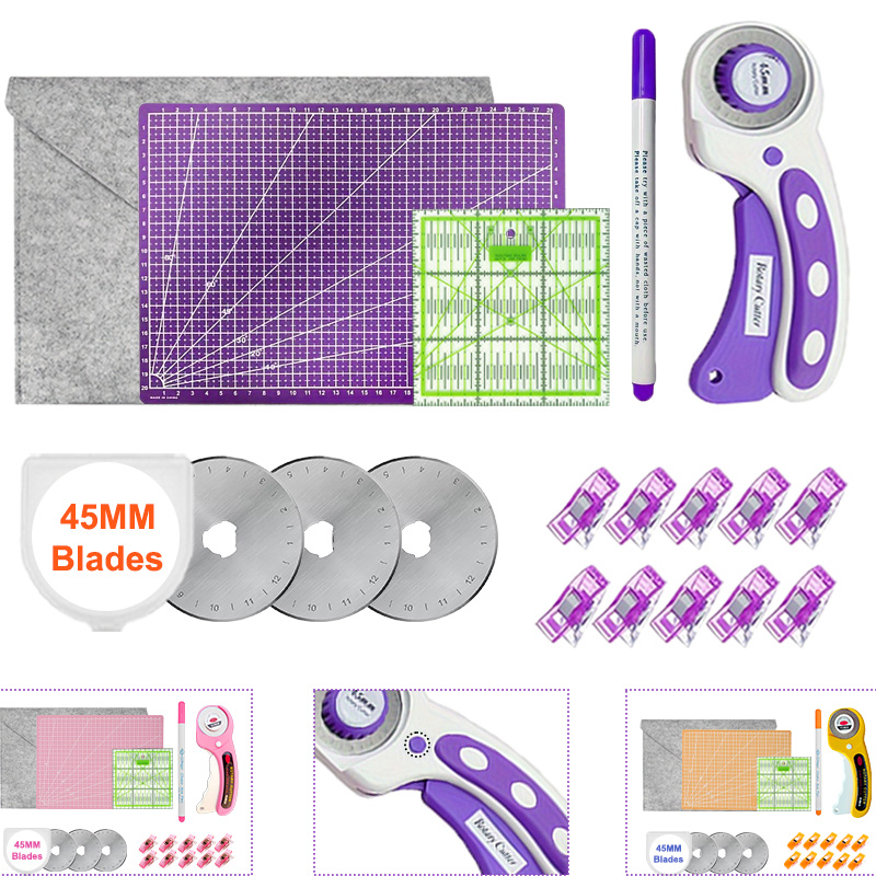 Rotary Cutter For Fabric 45Mm - 45mm 로터리 커터(두꺼운 A4 커팅 매트