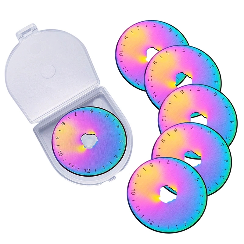 10Pcs 45mm 로터리 커터 블레이드 DIY 퀼팅  - Rotary Cutter For Fabric 45Mm 리뷰 및 가격
