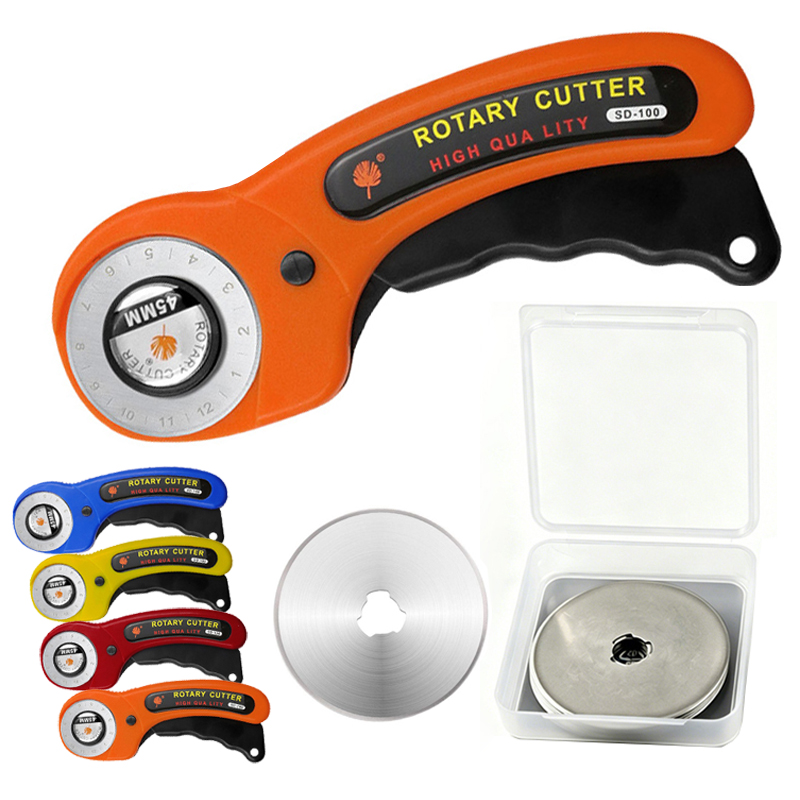 패브릭 로터리 커터 45mm 블레이드 카드 종이 재봉  - Rotary Cutter For Fabric 45Mm 리뷰 및 가격