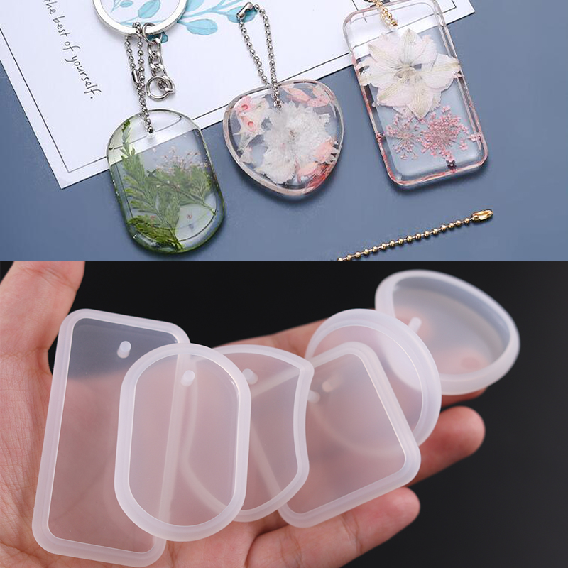 DIY 키 체인 펜던트 실리콘 몰드 세트, 크리스탈 에 - Silicone Epoxy Resin Molds Set 리뷰 및 가격