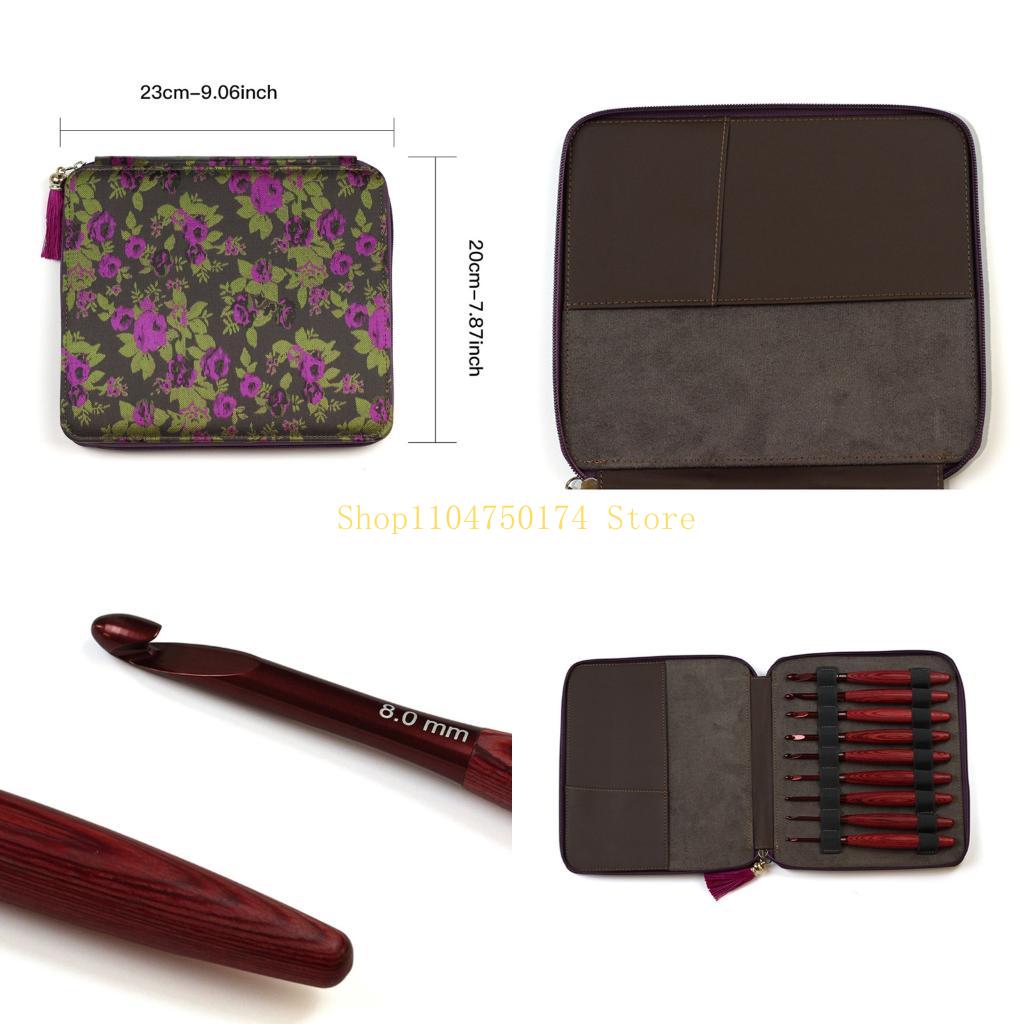 스웨터 스카프 가방에 대 한 9Pcs 나무 손잡이 알루 - Wooden Crochet Hooks Ergonomic Handle 리뷰 및 가격