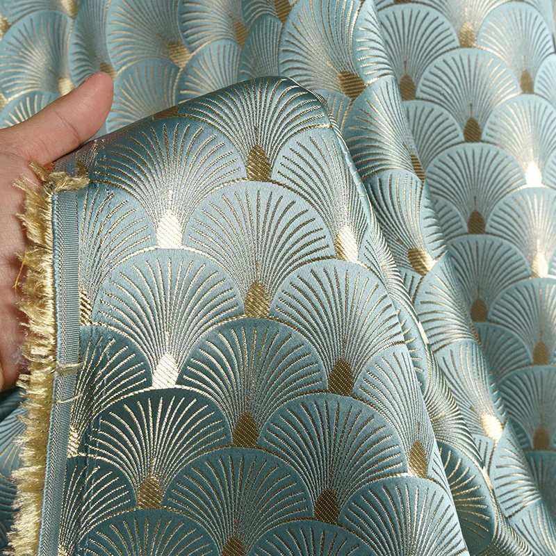 은행잎 팬 모양의 자카드 브로케이드 원단 치파오 드레스 - Sewing 리뷰 및 가격