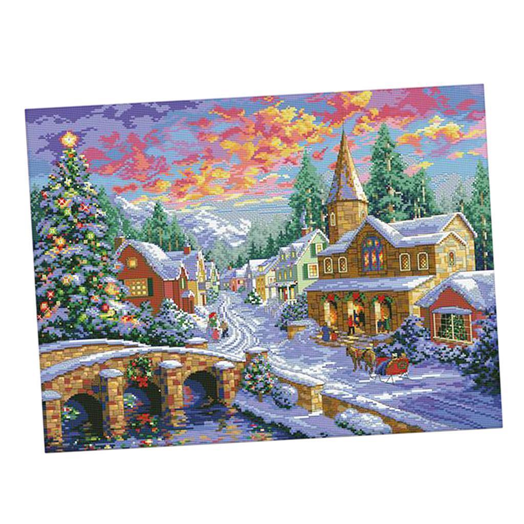 DIY 바느질 공예 스탬프 크로스 스티치 키트 11CT - Cross Stitch Stamped Kits Beginners 리뷰 및 가격