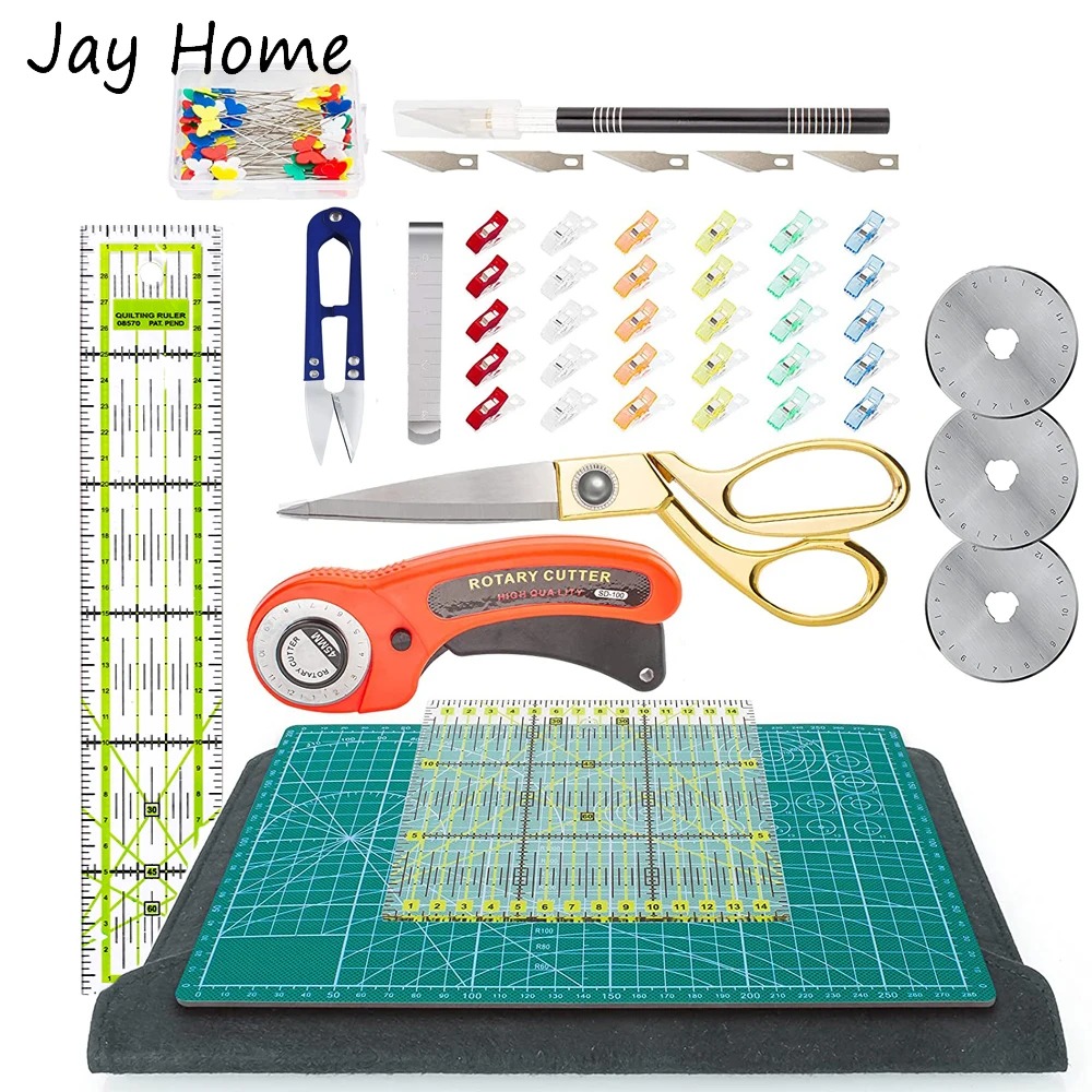 42PCS 로터리 커터 세트 45mm 패브릭 커터 세트 - Rotary Cutter For Fabric 45Mm 리뷰 및 가격