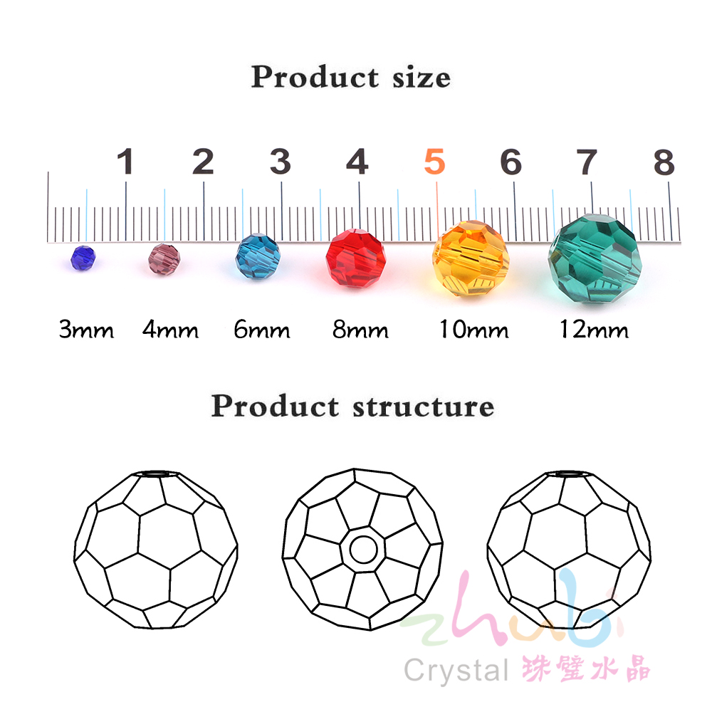 32페이스 라운드 볼 2mm 3mm 4mm 6mm 8m - Glass Seed Beads 2Mm Jewelry Making 리뷰 및 가격