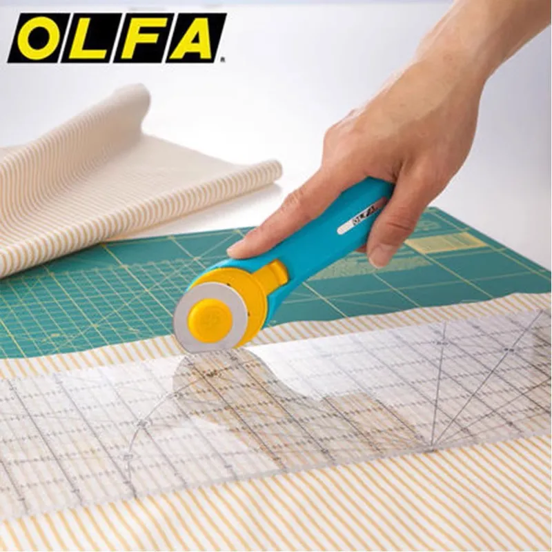 Olfa RTY-2/C 회전식 핑클 커팅 블레이드, 가 - Rotary Cutter For Fabric 45Mm 리뷰 및 가격