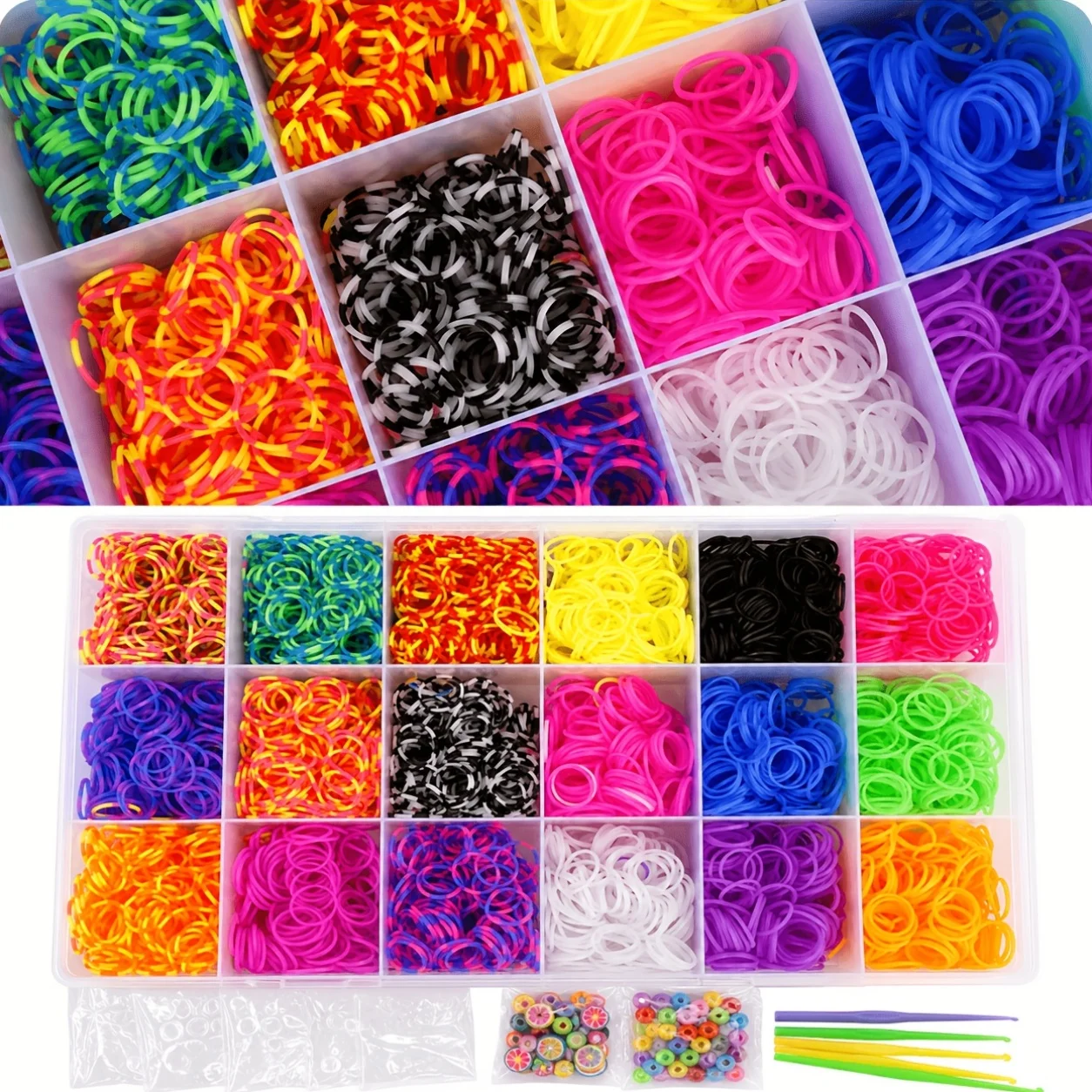4800개 루프밴드 키트, 고무줄 팔찌 만들기 키트(보 - Beading 리뷰 및 가격
