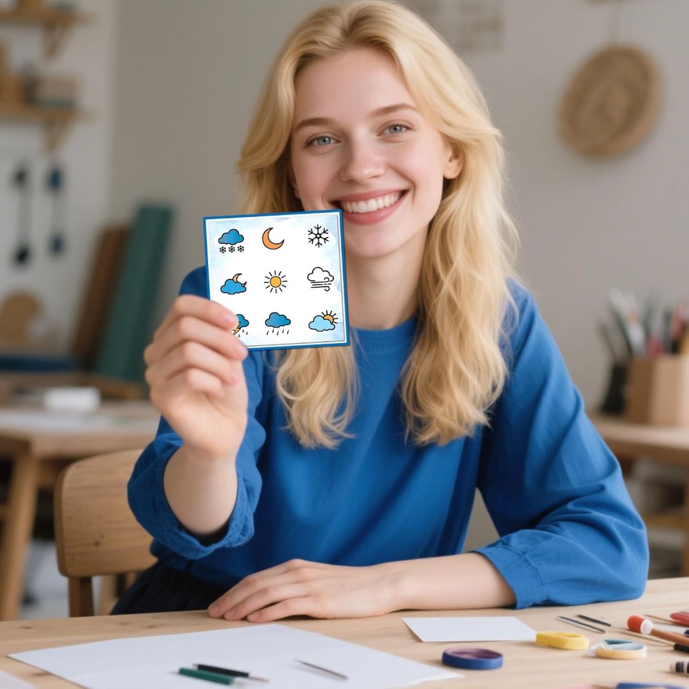 날씨 일기 클리어 스탬프 스크랩북용 날짜 온도 실리콘  - Clear Silicone Stamps For Card Making 리뷰 및 가격