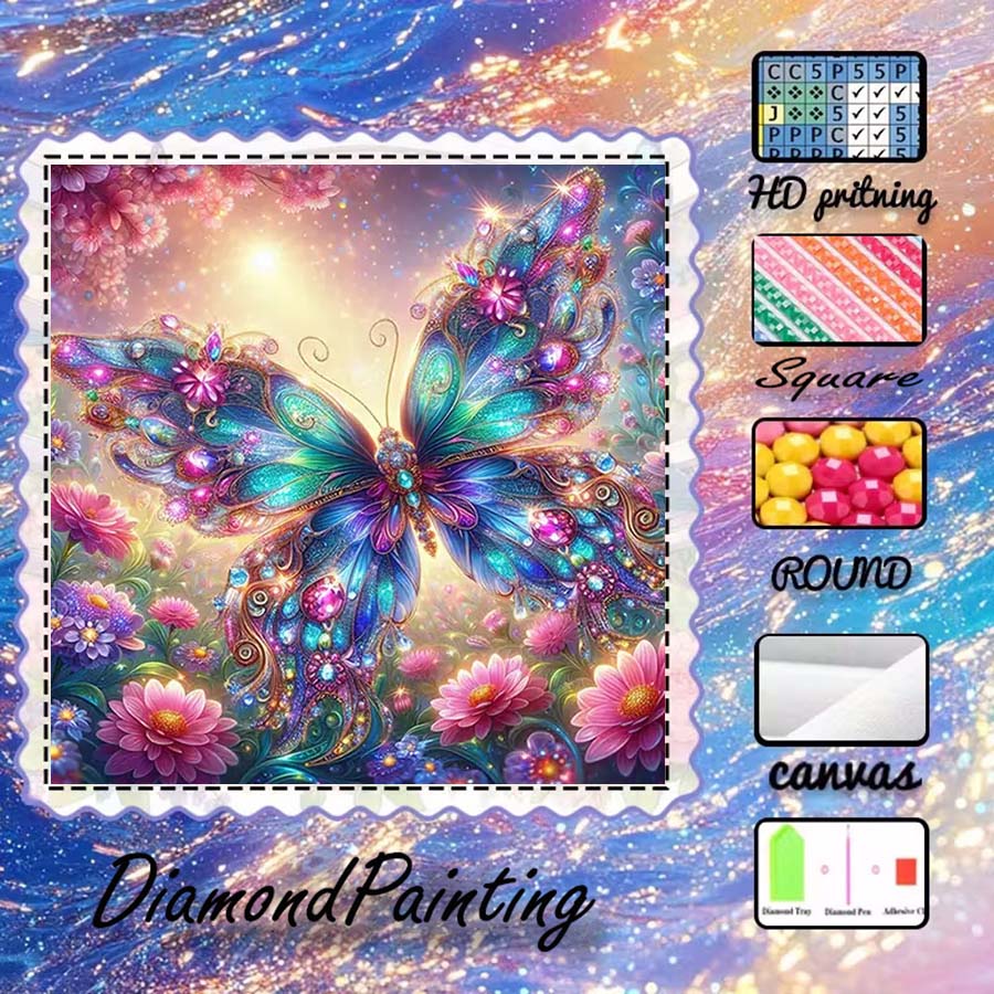 1개 5D DIY 플로킹 천, 특수 드릴, 다이아몬드  - 5D Diamond Painting Kit Full Drill 리뷰 및 가격