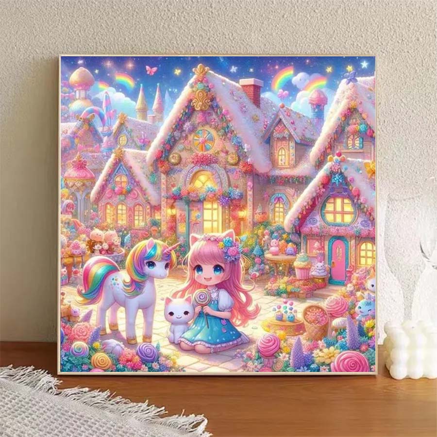1개 5D DIY 플로킹 천, 특수 드릴, 다이아몬드  - 5D Diamond Painting Kit Full Drill 리뷰 및 가격