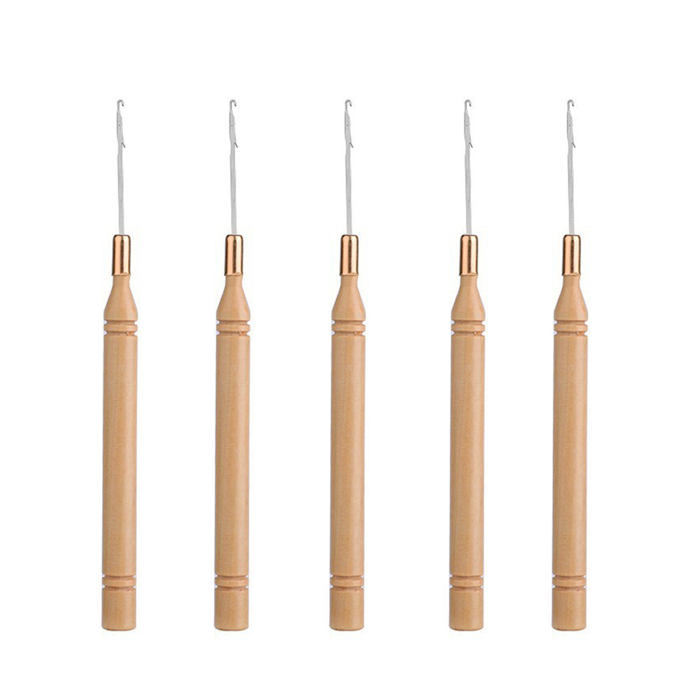 인체공학적 나무 손잡이 헤어 익스텐션 후크 바늘 독특한 - Wooden Crochet Hooks Ergonomic Handle 리뷰 및 가격
