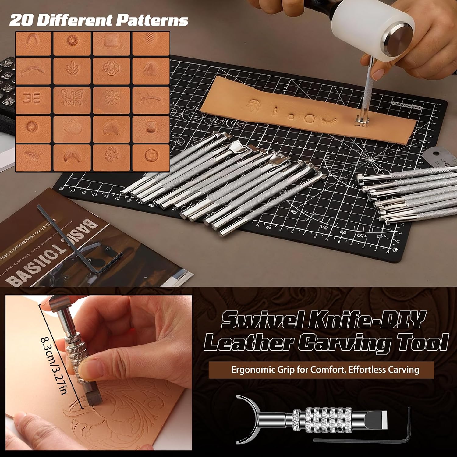 가죽 공예 키트, 가죽 공예 도구 및 수공예 키트(맞춤 - Sewing 리뷰 및 가격