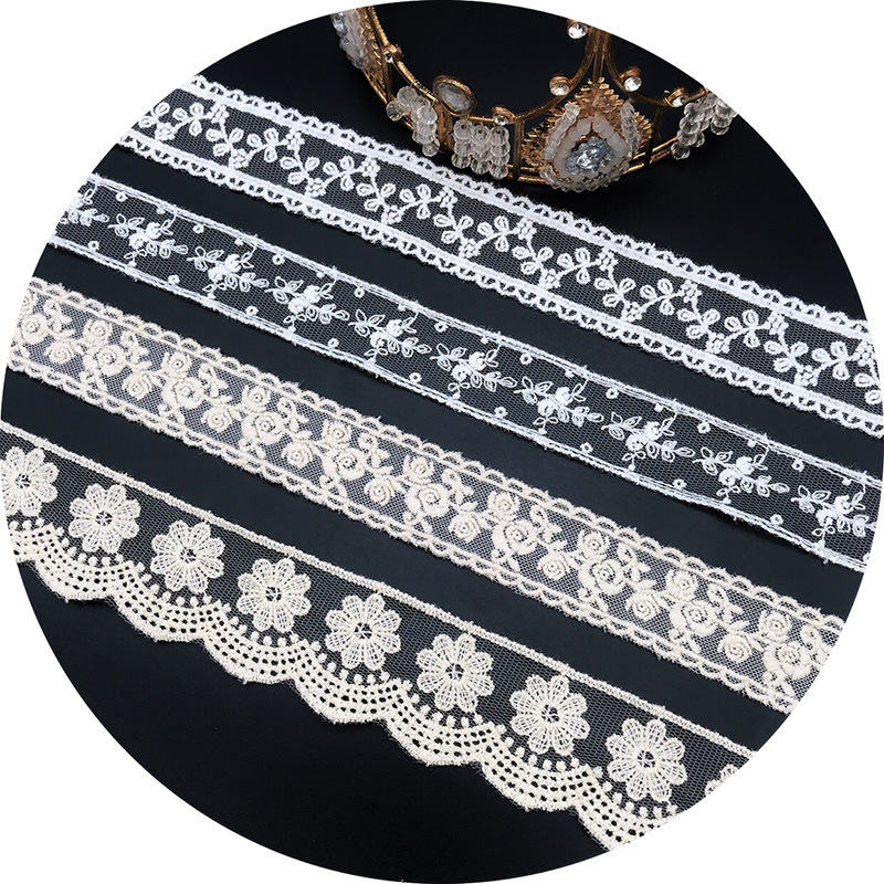 3 야드/로트 자수 화이트 베이지 코튼 스레드 Tull - Cotton Embroidery Thread Skeins 리뷰 및 가격