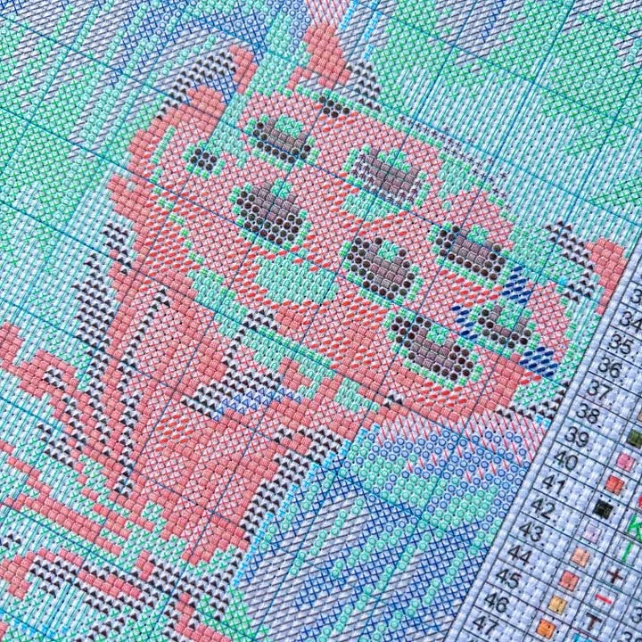 [[CC5130-66 루트 크리스마스 레스토랑] 초보자 - Cross Stitch Stamped Kits Beginners 리뷰 및 가격